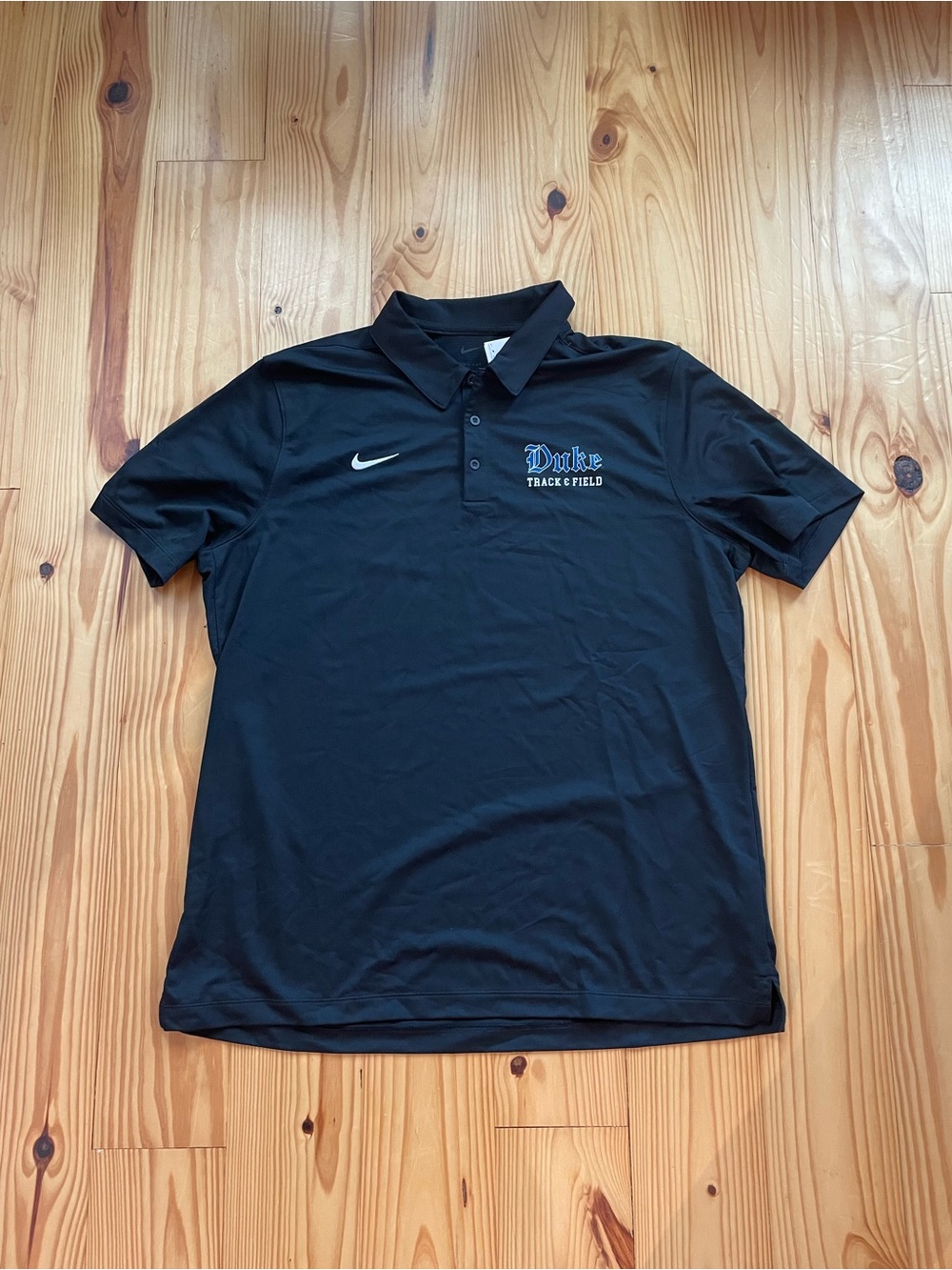 Nike Black Duke Track & Field Polo